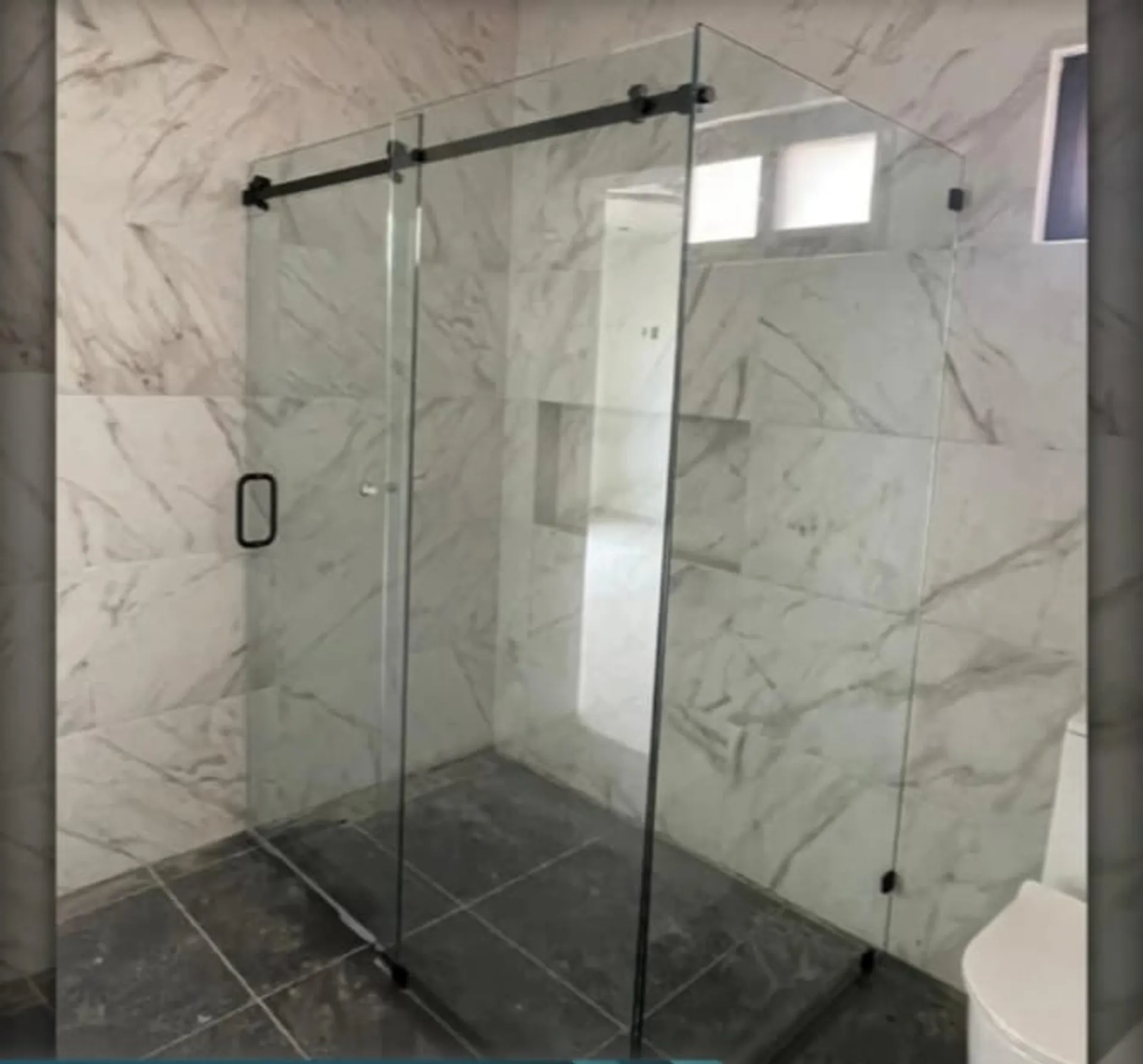 Cancel de baño de cristal templado